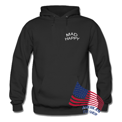 stupid happy hoodie