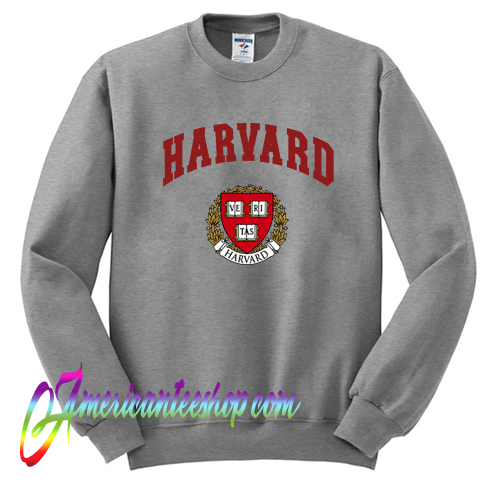 harvard logo sweatshirt