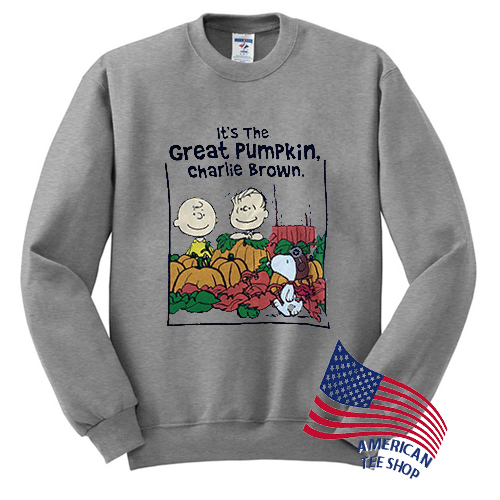 great pumpkin charlie brown sweatshirt