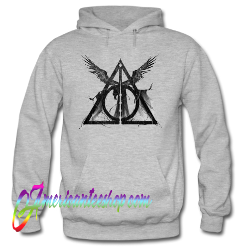 harry potter deathly hallows hoodie