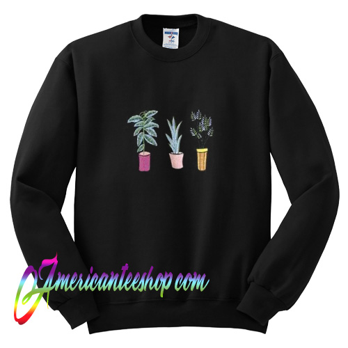 plant lady corded sweatshirt