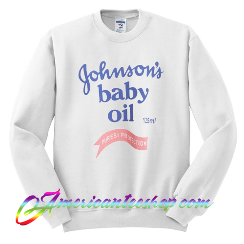 johnson's baby oil shirt