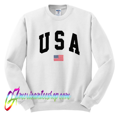 USA Flag Sweatshirt