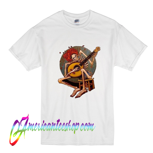 grateful dead guitar reflection shirt