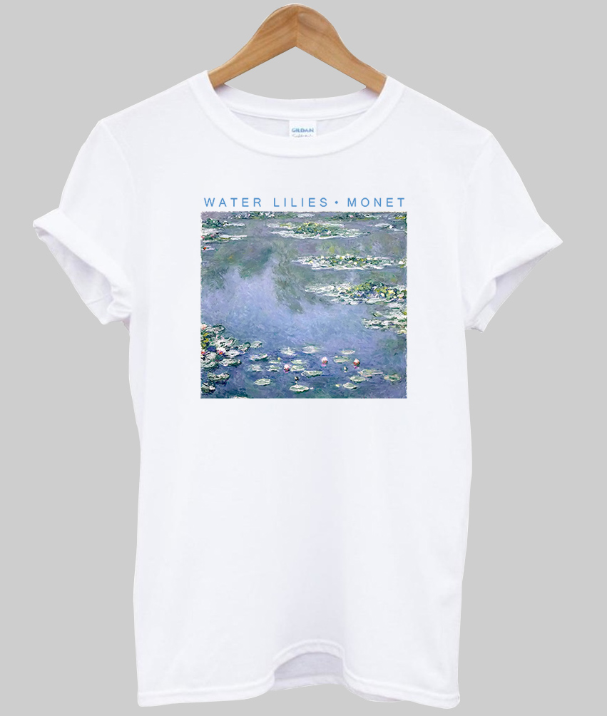 monet water lilies t shirt