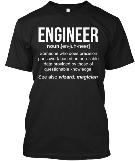 engineer's collection tee shirt