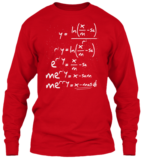 math christmas t shirt