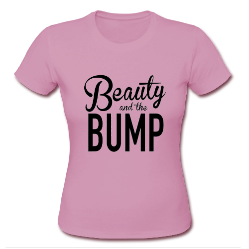 beauty and the bump t shirt