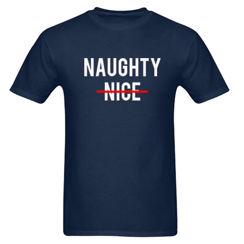 naughty nice dog shirts