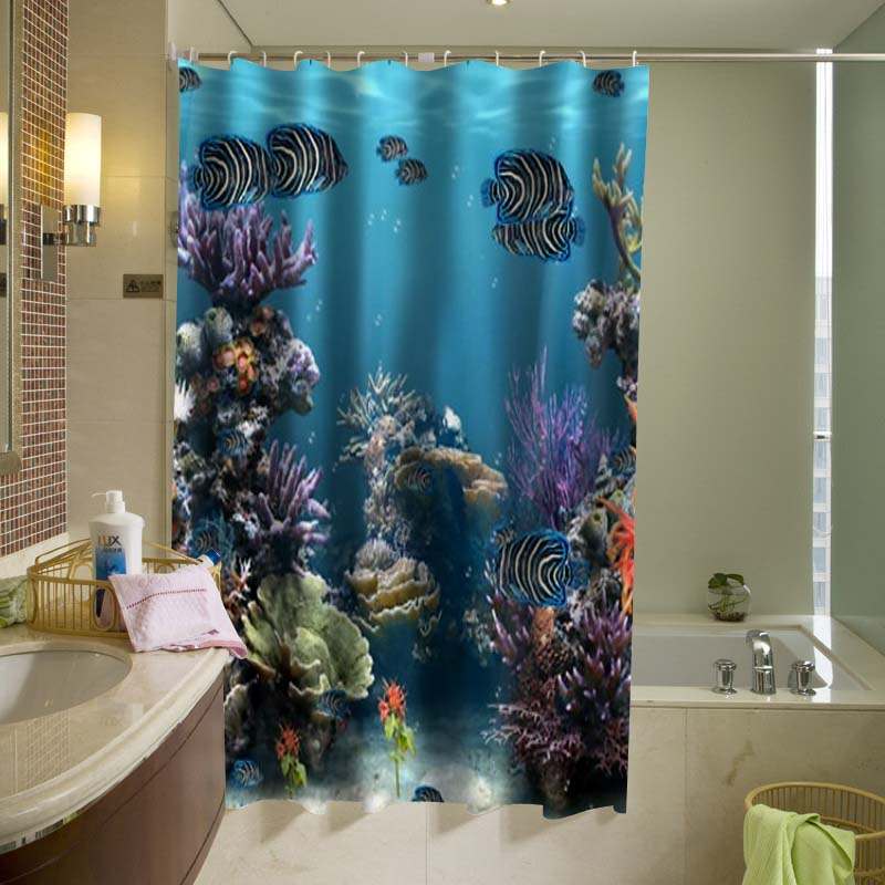 ocean shower curtain