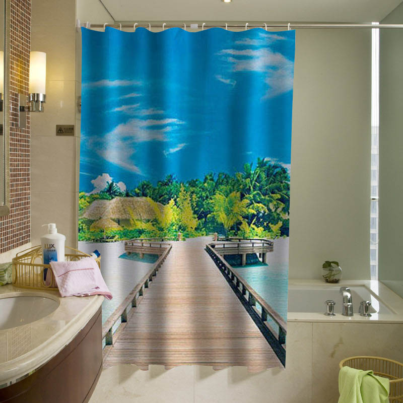 Beach Shower Curtain Beach Shower Curtain