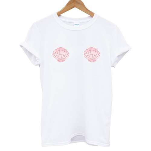 Pink Seashell T shirt