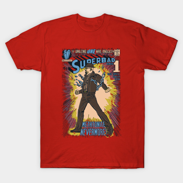 superbad train scene t shirt