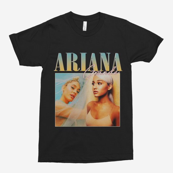 ariana grande black t shirt