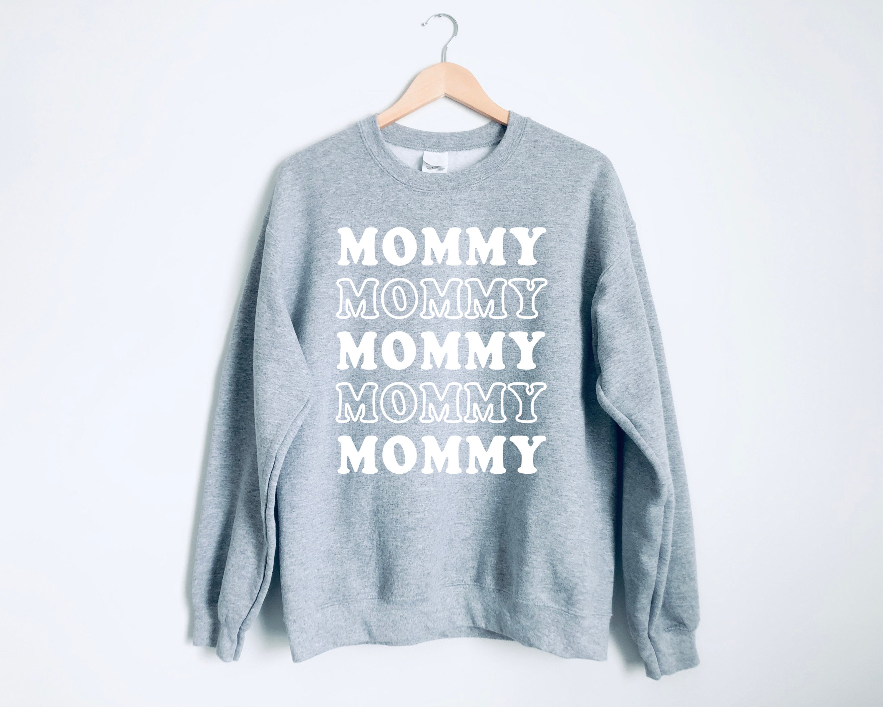 mommy and me heart sweatshirt