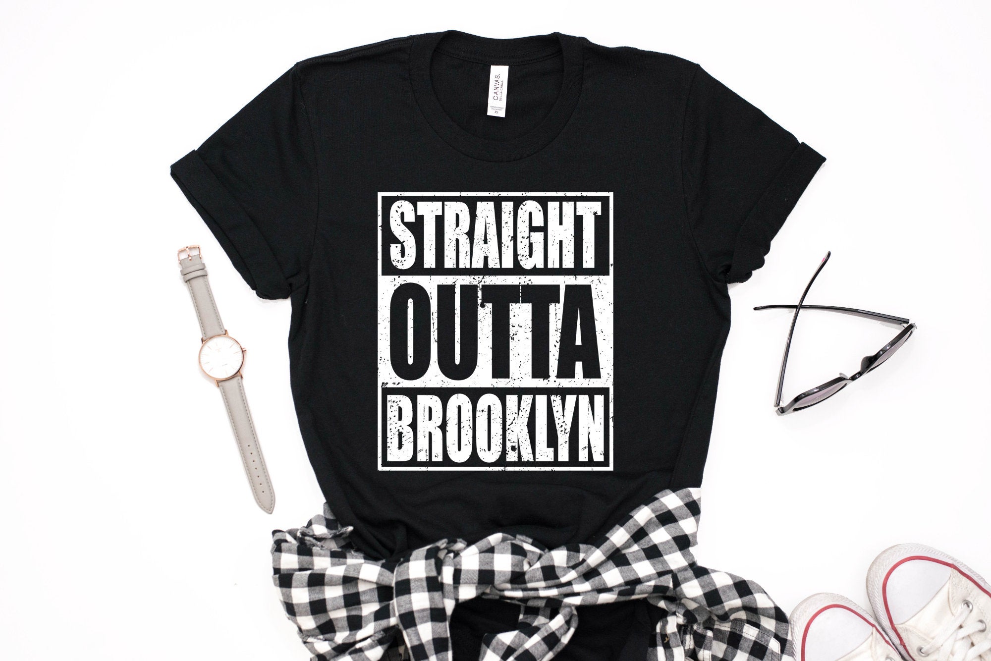 straight outta brooklyn t shirt