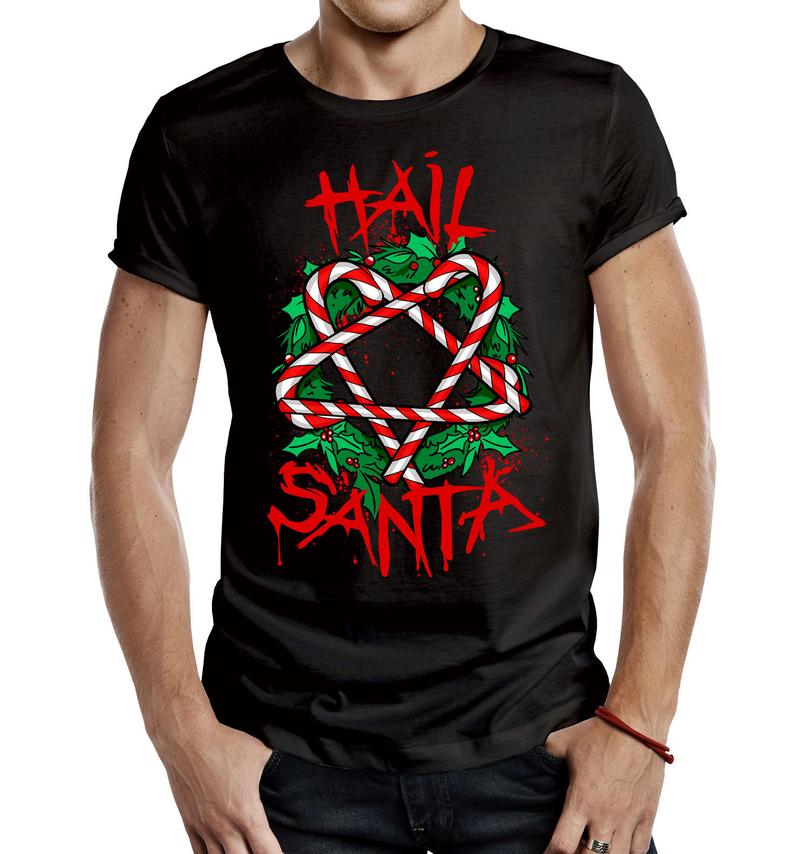 hail santa shirt