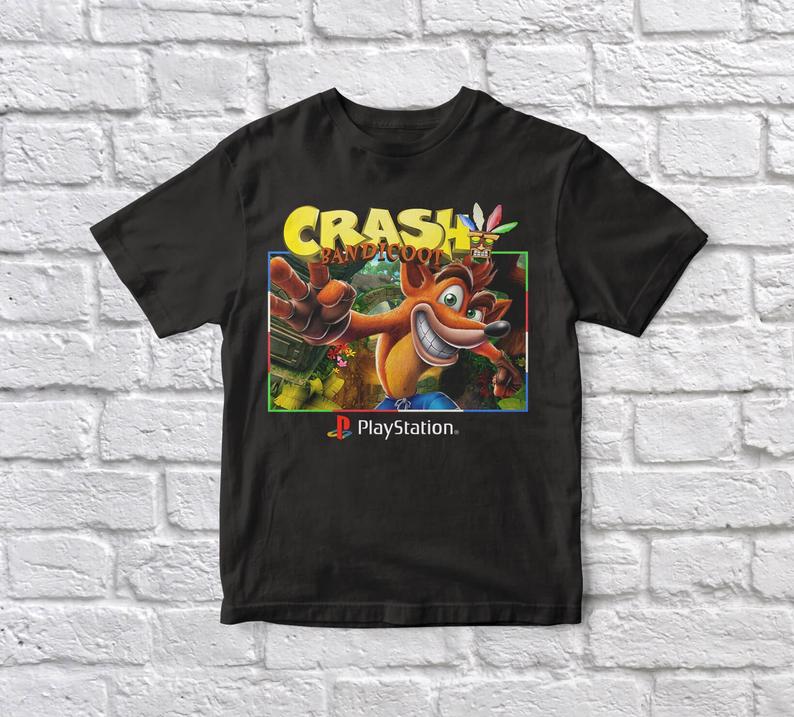 crash bandicoot t shirt uk