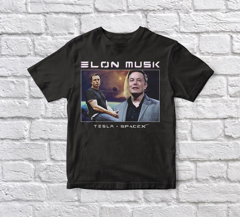 elon musk in t shirt