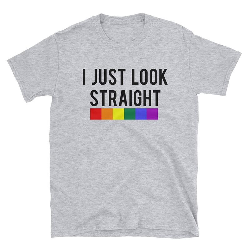 it's ok to be straight t shirt