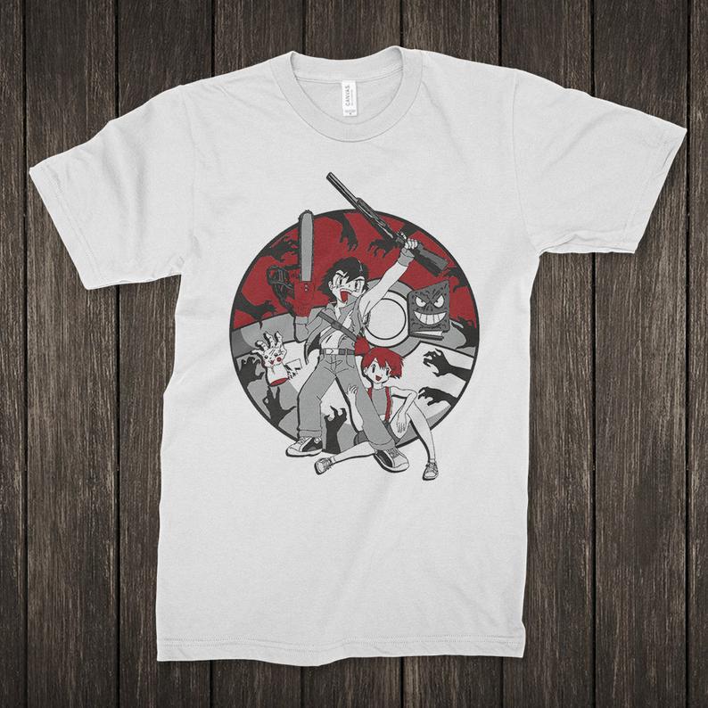 ash evil dead t shirt