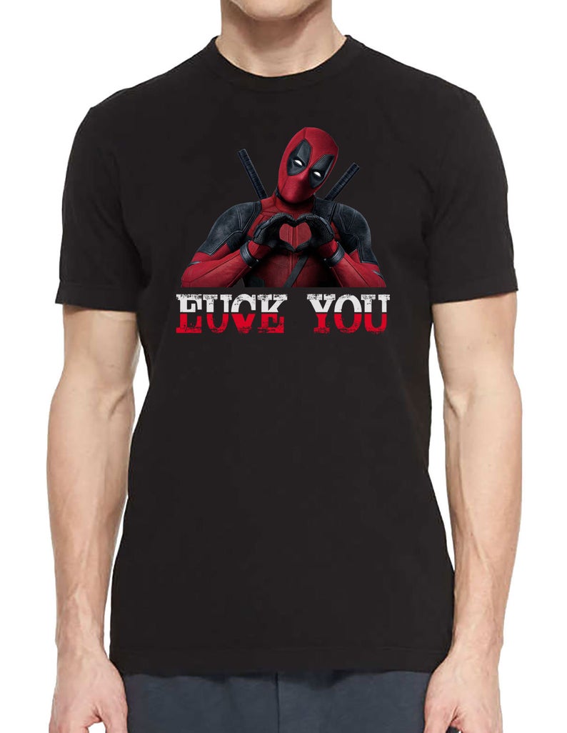 t shirt deadpool love you