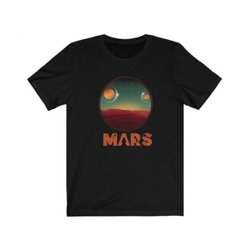 born on earth die on mars t shirt