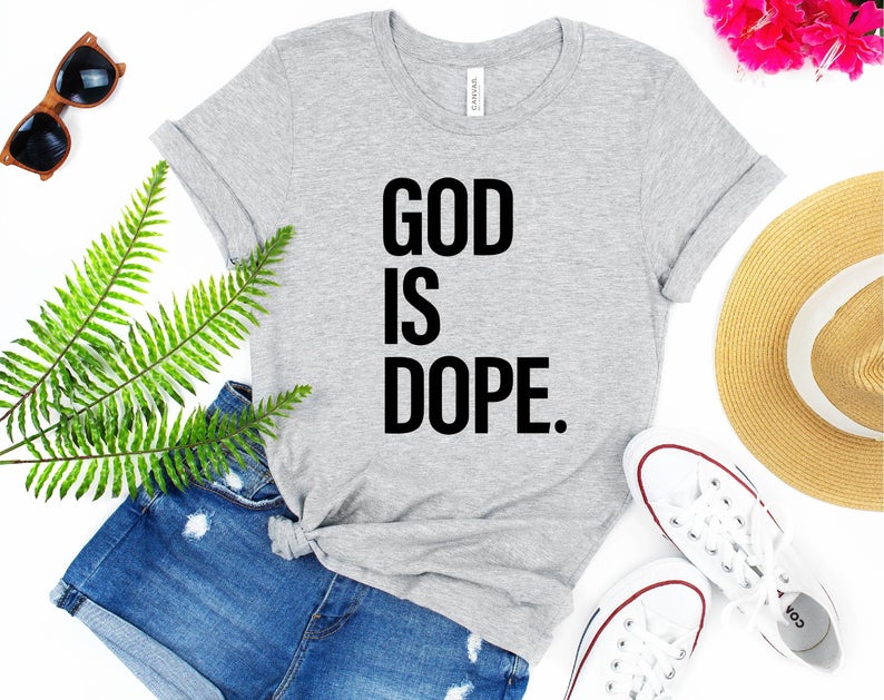 god is dope red shirt