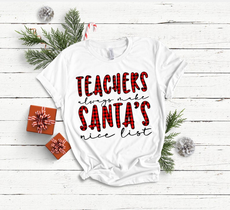 on the nice list shirt