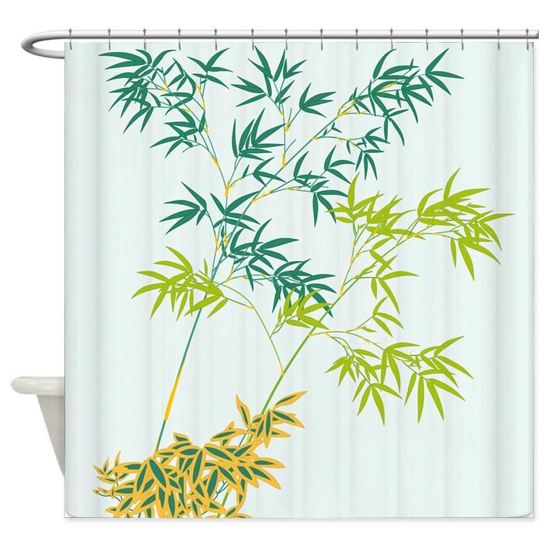 Bamboo Shower Curtain - americanteeshop.com Bamboo Shower Curtain