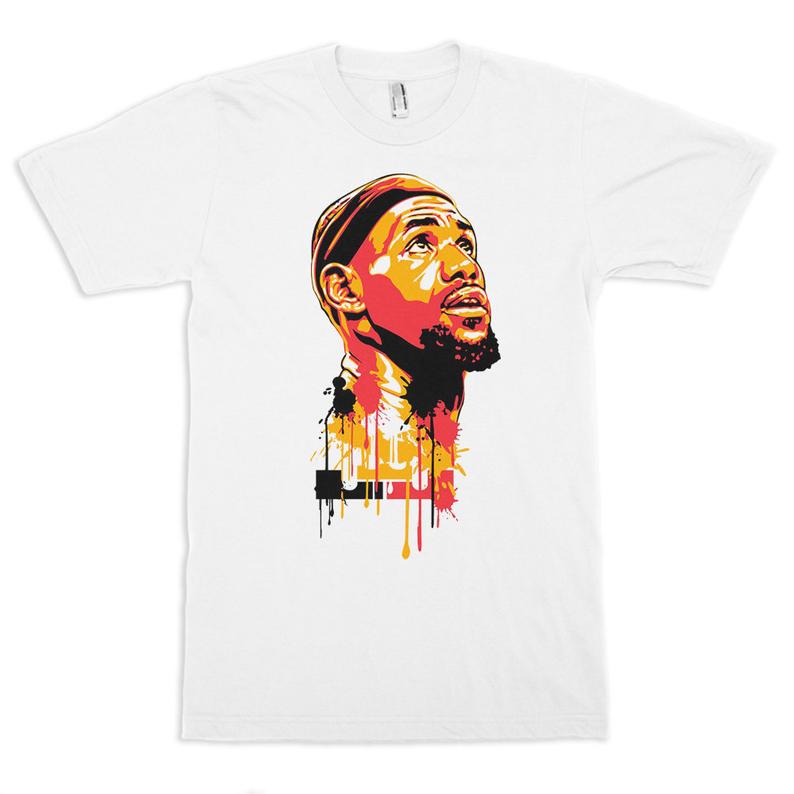 LeBron James Art T-Shirt - americanteeshop.com LeBron James Art T-Shirt