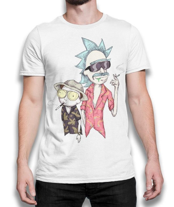 rick and morty fear and loathing shirt