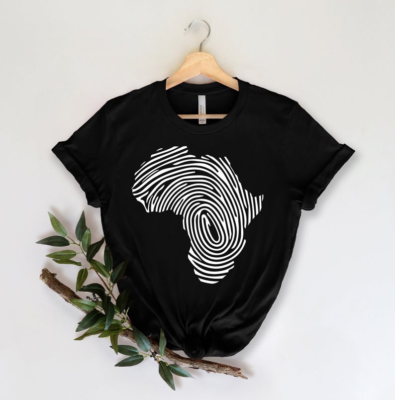 African Fingerprint T Shirt African Fingerprint T Shirt 9899