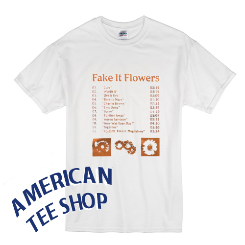 Beabadoobee fake it flowers tour T-shirt - americanteeshop.com